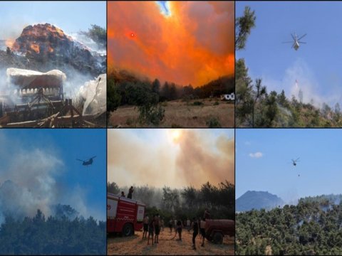 Türkiyədə güclü YANĞINLAR