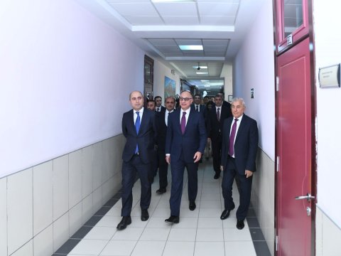 Emin Əmrullayev və Qoşqar Təhməzli BMU-da olub - FOTO