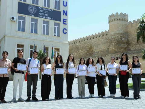 UNEC-in “Gələcəyin tədqiqatçıları” adlı qrant layihəsi uğurla yekunlaşdı