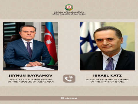 Ceyhun Bayramov İsrail XİN başçısı ilə telefonla danışıb