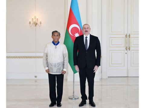 Filippinin yeni səfiri etimadnaməsi Prezidentə təqdim edib