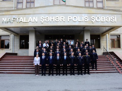 Polis Günü Naftalanda - FOTOLAR
