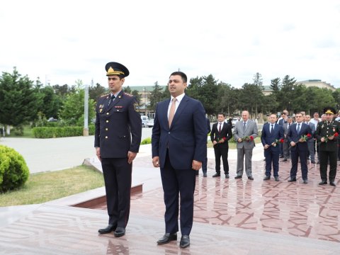 Neftçalada polis əməkdaşları təltif olundular - FOTO
