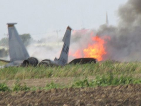 Gürcüstanda hərbi təyyarə qəzaya uğradı - pilot həlak oldu