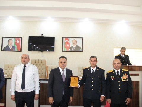 Goranboyda Polisi Günü qeyd edilib - FOTO