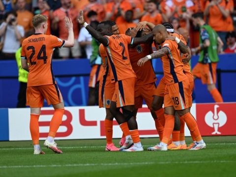 Avro-2024: Niderland millisi darmadağınla 1/4 finalda