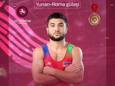 Güləşçimiz Avropa üçüncüsü oldu 