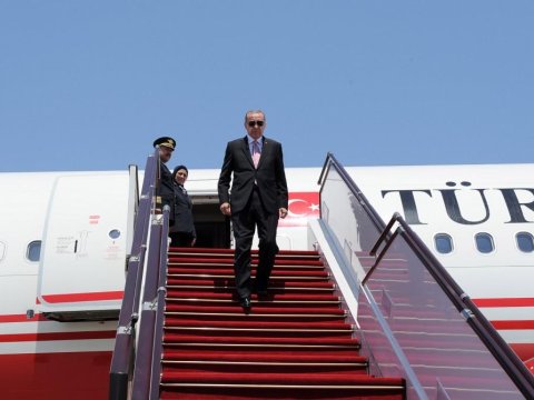 Ərdoğan Qazaxıstana yola düşdü