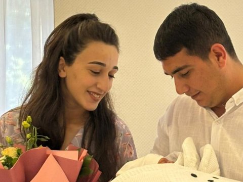 Sus kəndində ilk körpə dünyaya gəldi - FOTO