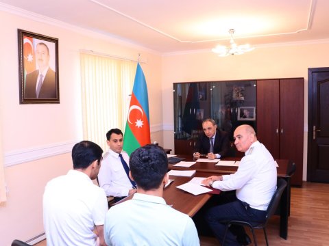 Baş prokuror Lerikdə vətəndaşları qəbul etdi - FOTOLAR
