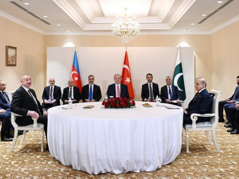 3 ölkənin lideri arasında GÖRÜŞ