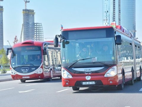 Bu avtobuslardan istifadə edənlərin nəzərinə!