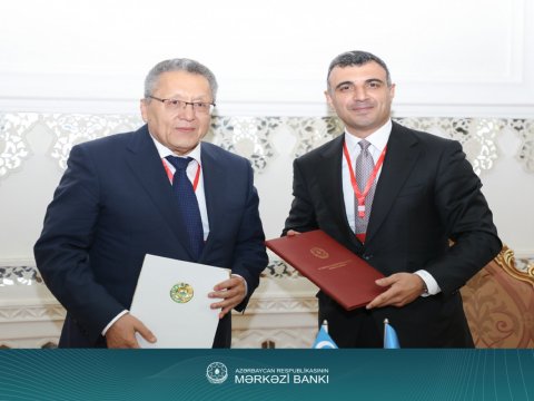 Azərbaycanla Özbəkistan Mərkəzi Bankları arasında anlaşma memorandumu imzalandı