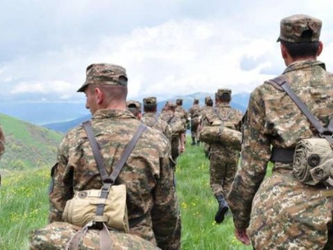 Ehtiyatda olan erməni hərbçilər təlimə çağırıldı