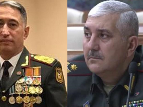Müdafiə Nazirliyi iki generalı ehtiyata buraxdı