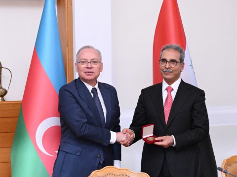 Konstitusiya Məhkəməsində İraqın Ali Məhkəmə Şurasının nümayəndə heyəti ilə görüş keçirilib