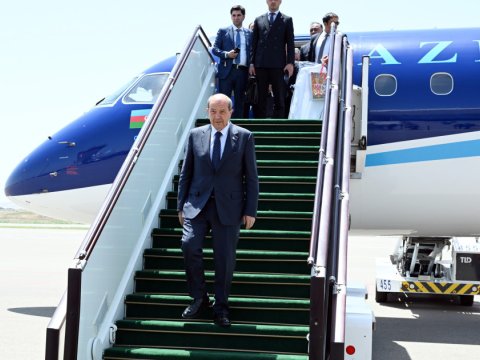 Ersin Tatar Füzuliyə gəldi - FOTO