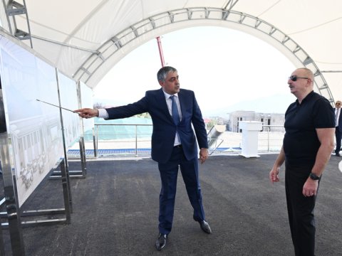Xankəndi Konqres Mərkəzinin təməli qoyuldu - YENİLƏNİB