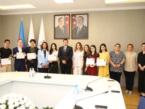 BANM-in “Brend tələbə”ləri mükafatlandırıldı - FOTO