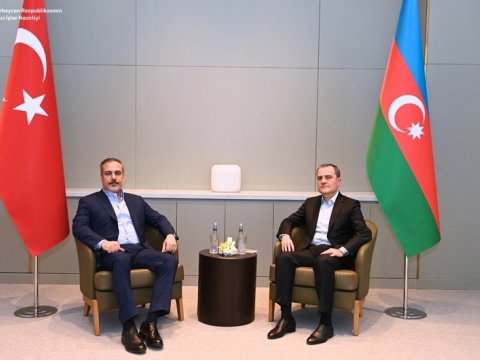 Ceyhun Bayramov Hakan Fidanla GÖRÜŞDÜ