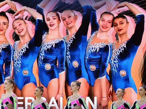 Bədii gimnastika komandamız qızıl medal qazandı