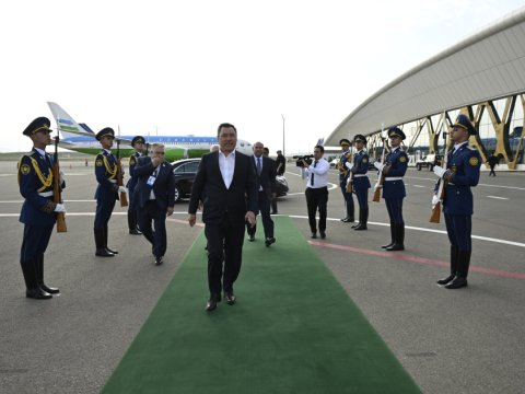 Sadır Japarovun Azərbaycana səfəri başa çatdı