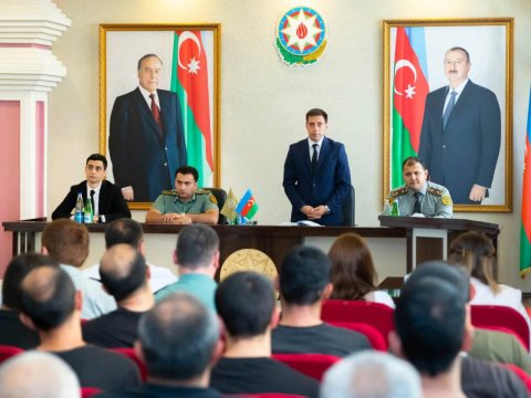 Həbsdən azad olunmasına 3 ay qalmış məhkumlarla görüş keçirilib - FOTO