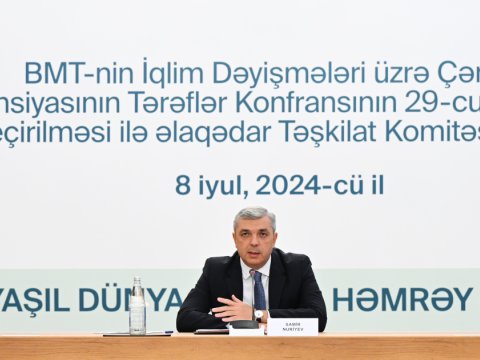 COP29 ilə əlaqədar Təşkilat Komitəsinin beşinci iclası - FOTOLAR