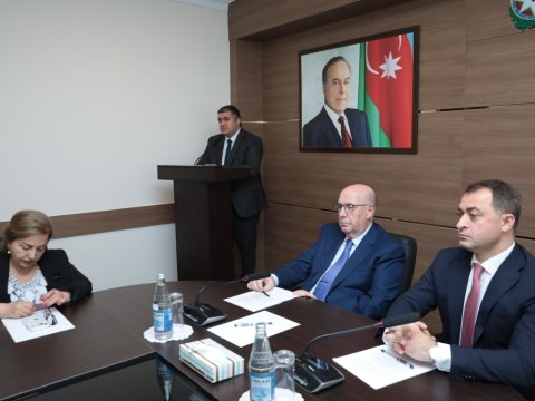 Nizami Rayon Ağsaqqallar Şurasının hesabat konfransı - FOTO
