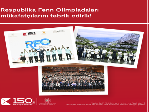 Respublika Fənn Olimpiadalarının qaliblərinə mükafatlar təqdim olundu