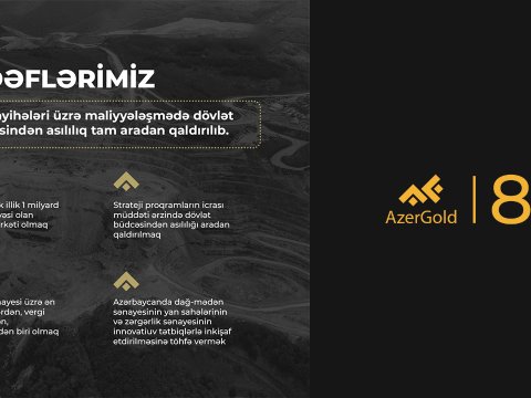 “AzerGold” QSC: İlk illərdən mənfəətli fəaliyyət, artan gəlirlər