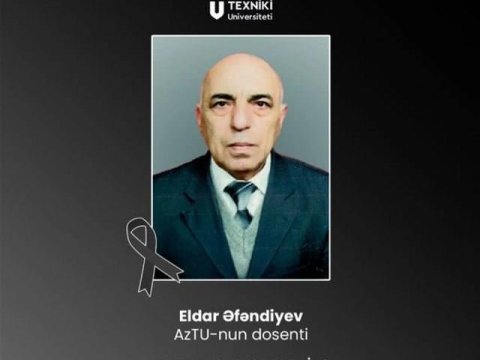 Universitet müəllimi vəfat etdi 
