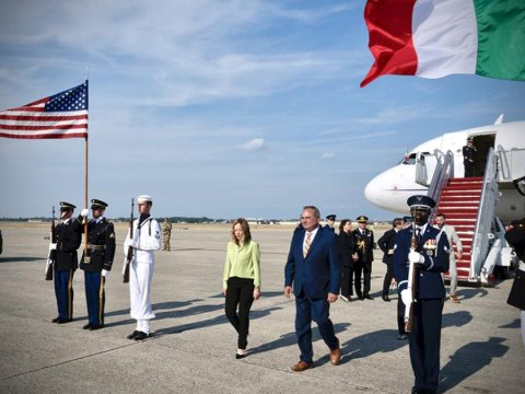 Meloni Vaşinqtona getdi