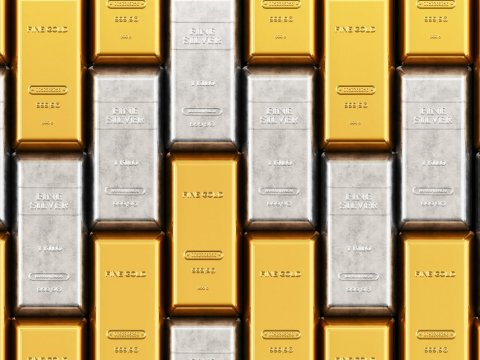 Qızılın qiyməti artıb, gümüş isə cüzi ucuzlaşıb