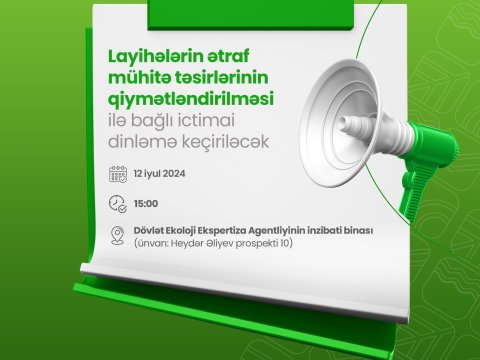 İctimai dinləmə keçiriləcək