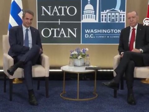 Ərdoğanla Yunanıstanın Baş naziri görüşüb