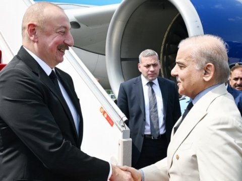 İlham Əliyev Pakistana getdi - FOTOLAR