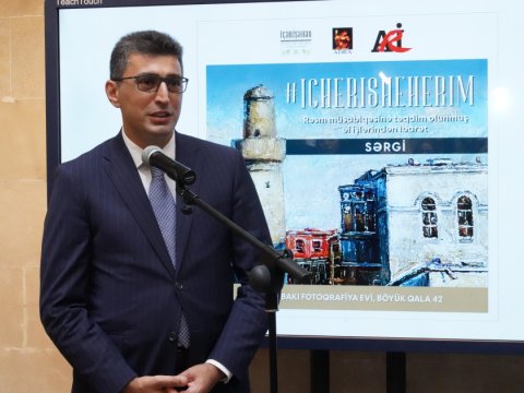 İçərişəhərlə bağlı elan edilmiş rəsm müsabiqəsinin qalibləri mükafatlandırıldı - FOTO