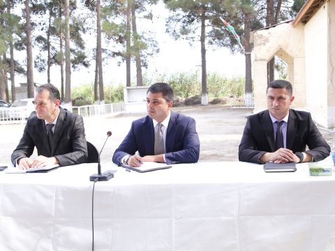 Neftçalanın icra başçısı növbəti səyyar görüş keçirib - FOTOLAR