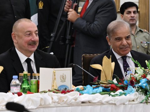 Azərbaycan Prezidentinin şərəfinə rəsmi nahar verilib