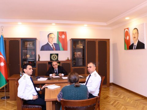 Baş prokuror Daşkəsəndə vətəndaşları qəbul edib
