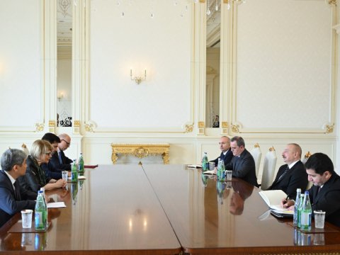 İlham Əliyev ATƏT-in baş katibini qəbul edib