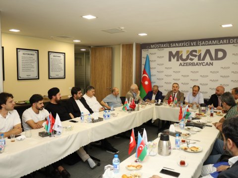 MÜSİAD Ankara heyəti Azərbaycan dərnəyini ziyarət edib - FOTO