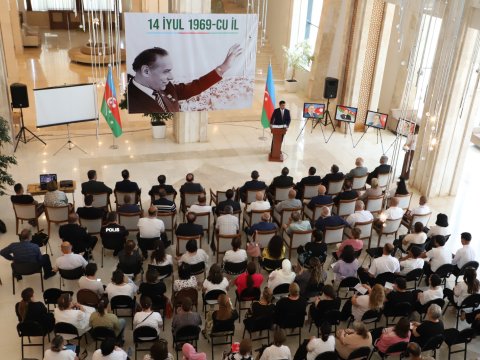 Neftçalada Ulu Öndərin siyasi hakimiyyətə gəlməsinin 55 illiyi qeyd edilib - FOTO