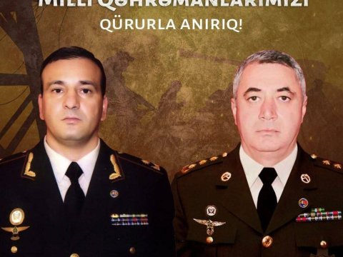 Milli Qəhrəmanlarımızın şəhadət günüdür