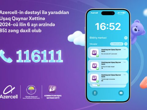 &ldquo;Uşaq Qaynar Xətti&rdquo;nə son altı ayda 851 müraciət daxil olub