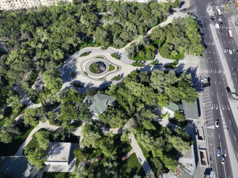 Yenidən qurulan Nərimanov parkından GÖRÜNTÜLƏR