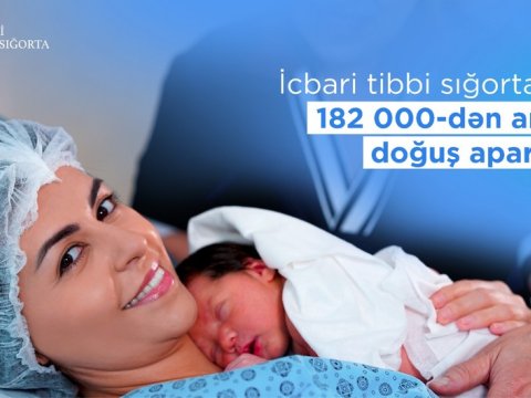 İcbari tibbi sığorta ilə&nbsp;aparılan doğuşların SAYI