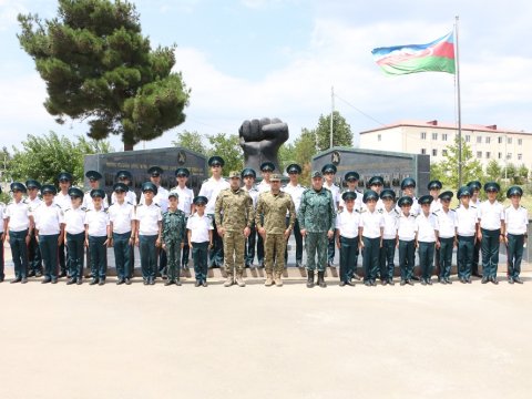 Əlaçı kursantlar azad edilmiş ərazilərdə - FOTOLAR&nbsp;