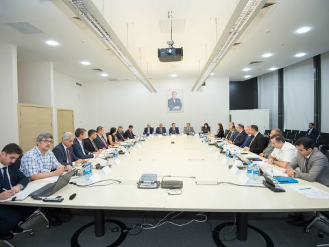 &ldquo;Su şəbəkəsinə qoşulma&rdquo; işçi qrupunun növbəti iclası keçirildi&nbsp;- FOTOLAR